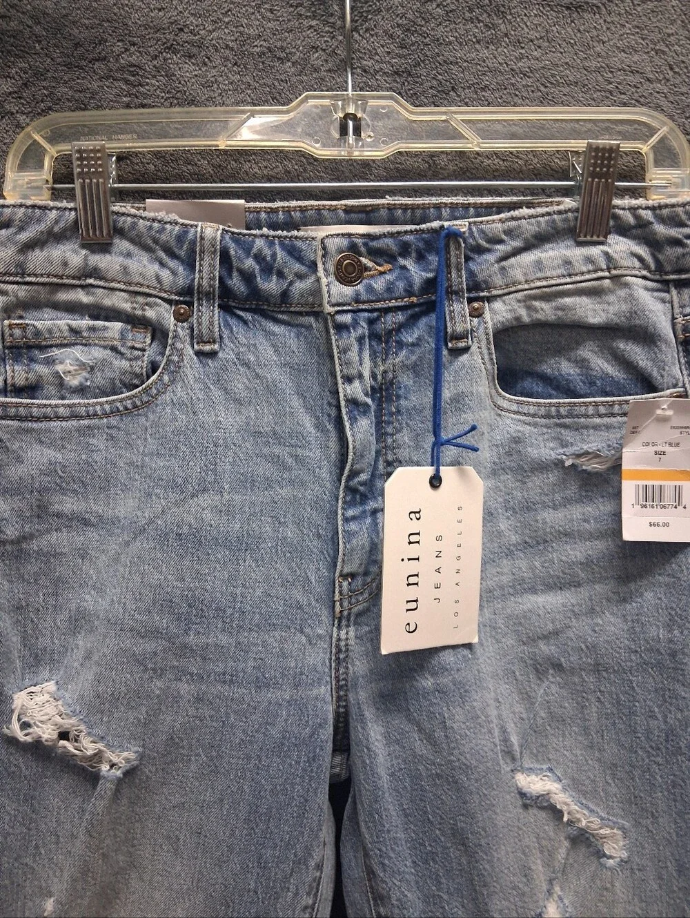 Eunina Tobi Super Hight Rise Mom Jean Sz 7 NWT